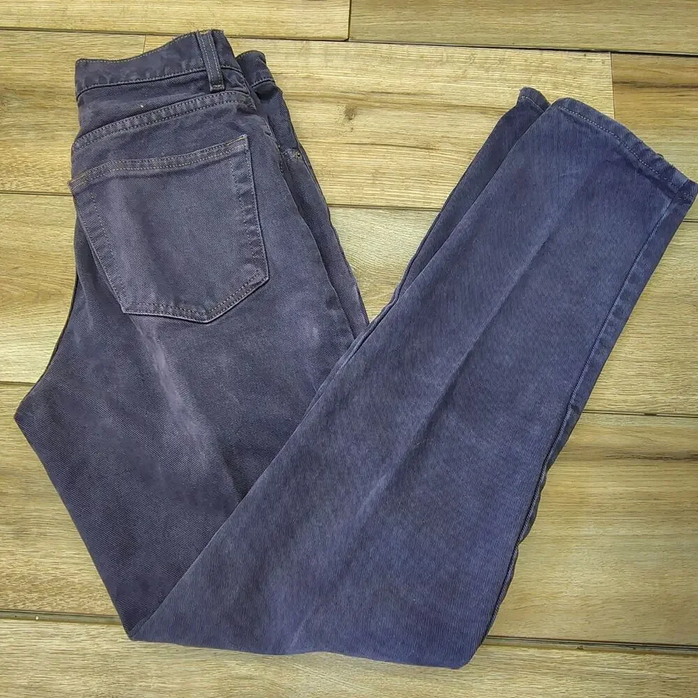 Gap 90s Vintage Heavyweight Indigo Mom Jeans High Rise Tapered Womens 6 Long USA